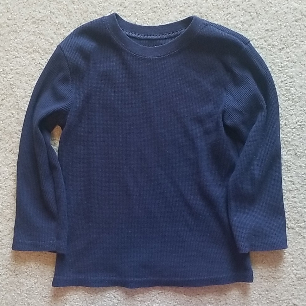 Boys 5t Thermal Longsleeve shirt Blue